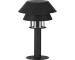 Hornbach Halogen Sockelleuchte Eglo CHIAPPERA E27 40 W 1-flammig IP 65 schwarz Weiß ( 900802 )