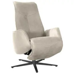 Relaxsessel in Leder Creme