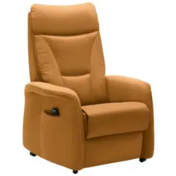 Fernsehsessel in Mikrofaser Currygelb