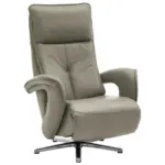 XXXLutz Lauterach - Ihr M&ouml;belhaus bei Bregenz Relaxsessel in Leder Hellgrau