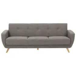 Schlafsofa in Flachgewebe Grau