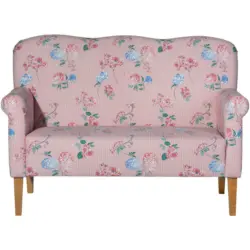 Küchensofa in Textil Pink