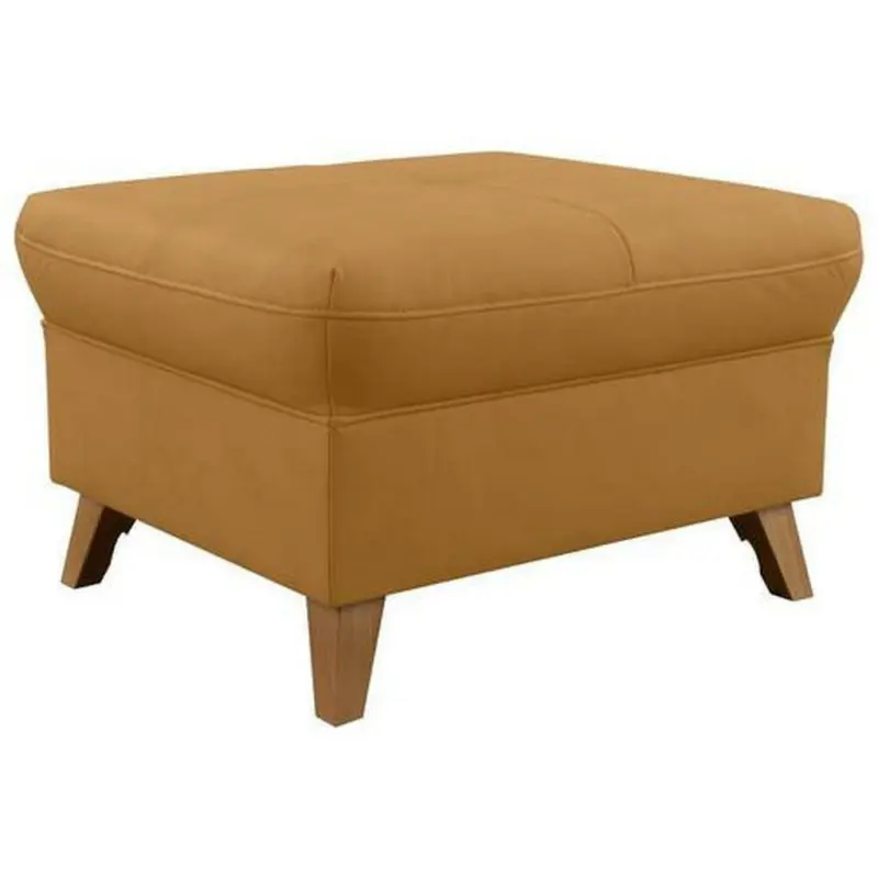Hocker in Textil Gelb