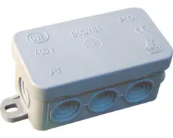 Abzweigdose 80×42×40 mm aufputz IP54 1 Stk. grau (PD75x35)