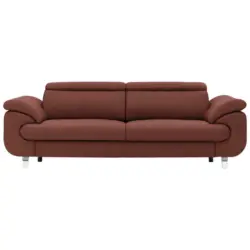 3,5-Sitzer in Echtleder Braun