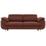 Dreisitzer-Sofa in Leder Braun