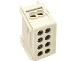 Hauptleiter Verbindungsklemme 3-polig 101 A 400 V für 2 Module IP 20 grau