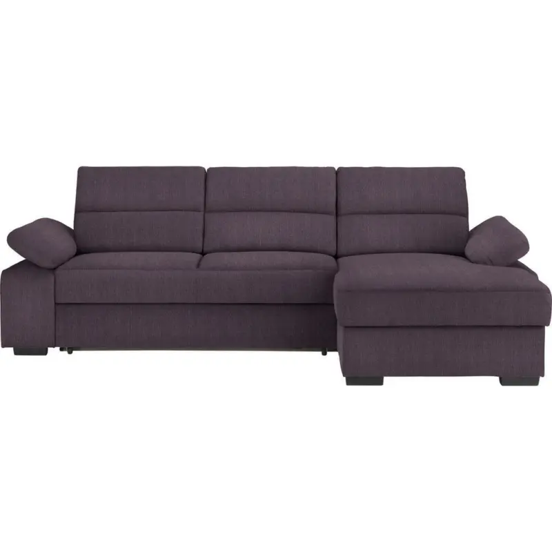 Ecksofa in Webstoff Violett