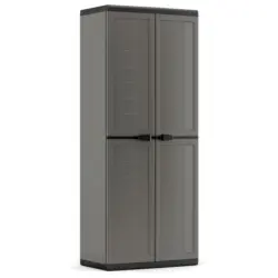 Mehrzweckschrank in Grau, Schwarz