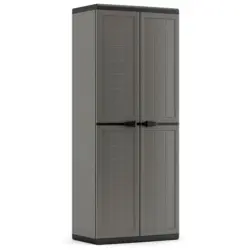 Mehrzweckschrank in Grau, Schwarz