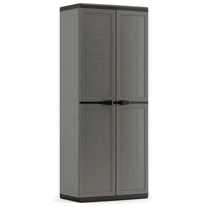 Mehrzweckschrank in Grau, Schwarz