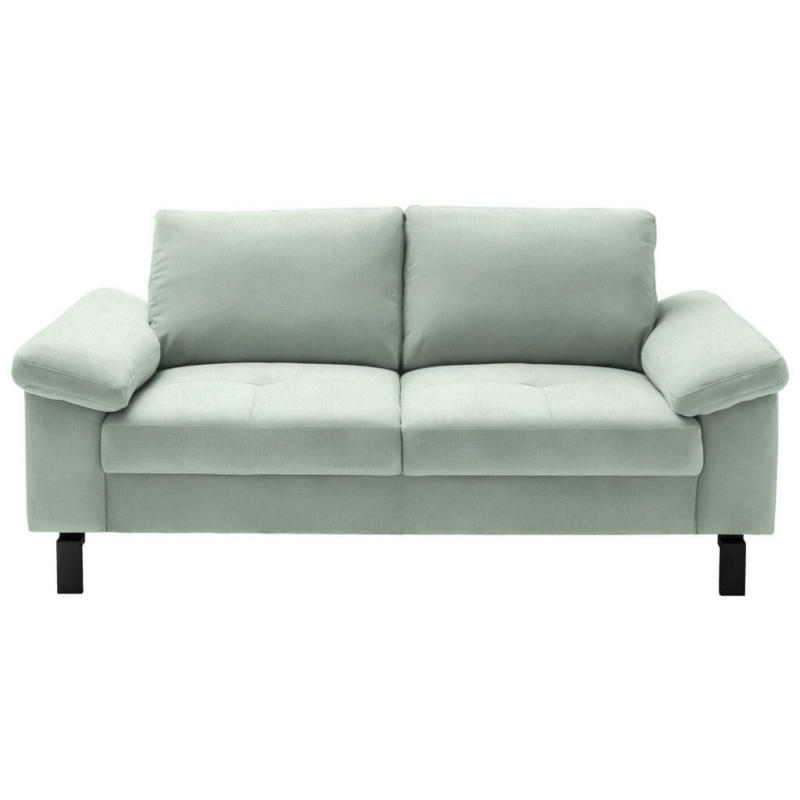 Zweisitzer-Sofa in Velours Mintgrün