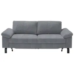 2,5-Sitzer in Velours Grau