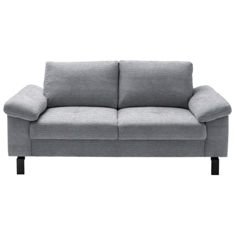Zweisitzer-Sofa in Velours Grau