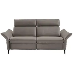 2,5-Sitzer in Echtleder Graubraun