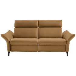 2,5-Sitzer in Echtleder Currygelb