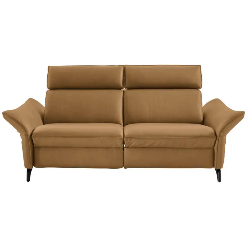 2,5-Sitzer in Echtleder Currygelb