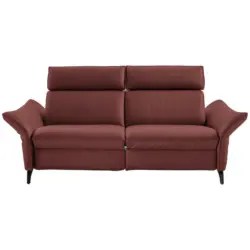 2,5-Sitzer in Echtleder Rotbraun