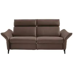 2,5-Sitzer in Echtleder Dunkelbraun