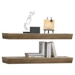 Wandboard in 100/10/25 cm Dunkelbraun