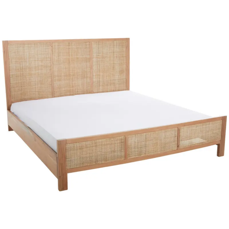 Bett 180/200 cm in Akaziefarben