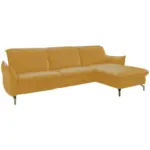XXXLutz Lauterach - Ihr M&ouml;belhaus bei Bregenz Ecksofa in Lederlook (vegan) Gelb