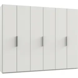 Drehtürenschrank in Weiß