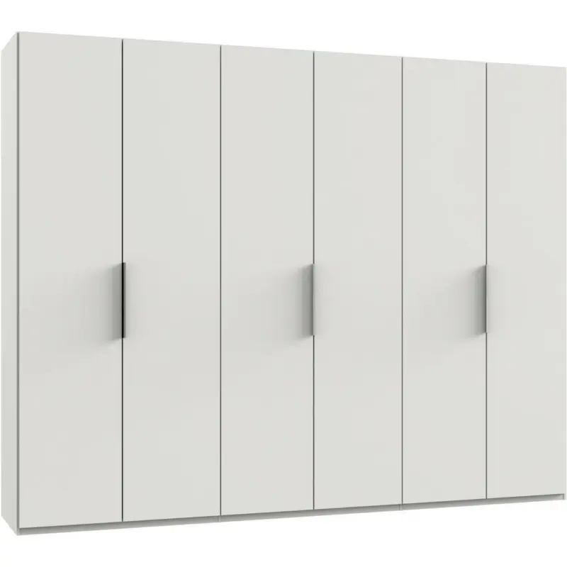 Drehtürenschrank in Weiß