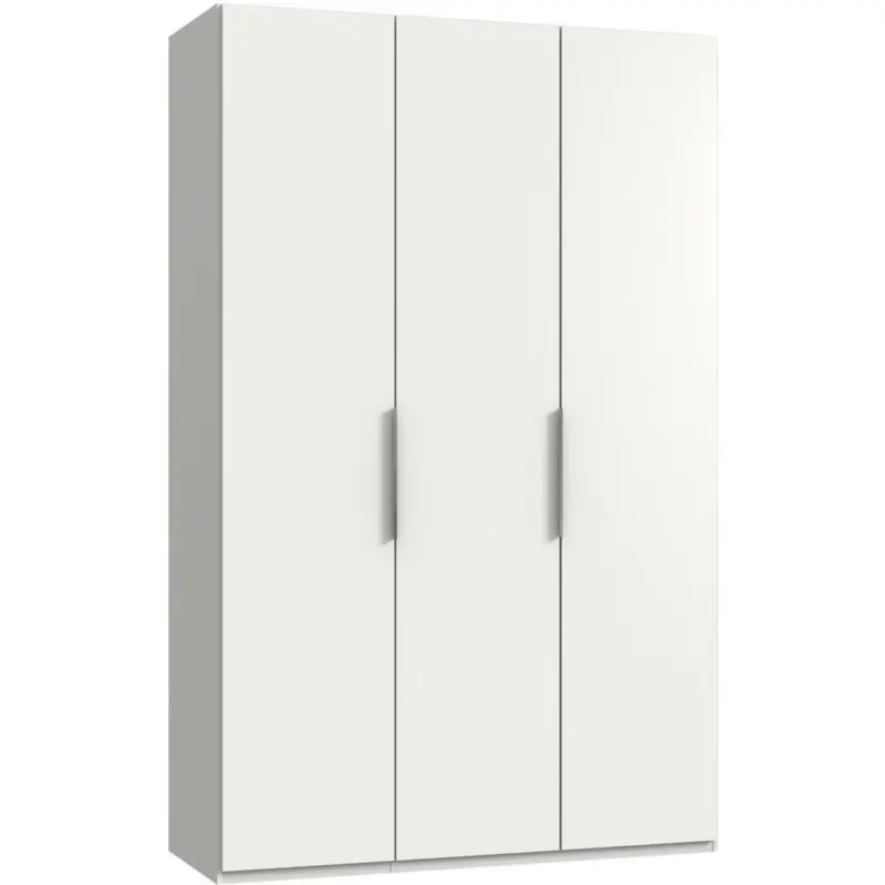 Drehtürenschrank in Weiß