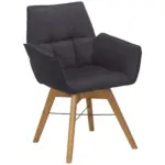 XXXLutz Lauterach - Ihr Möbelhaus bei Bregenz Armlehnstuhl in Holz, Textil Schwarz, Eichefarben