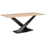 XXXLutz Lauterach - Ihr M&ouml;belhaus bei Bregenz Esstisch in Holz, Metall 180/90/75 cm