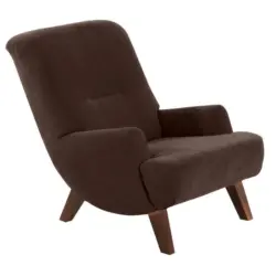 Relaxsessel in Textil Braun