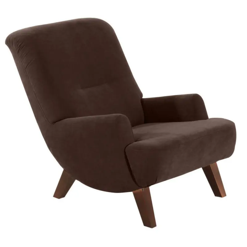 Relaxsessel in Textil Braun