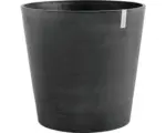 Hornbach Pflanztopf Ecopots Amsterdam mit Rollen Kunststoff Ø 60 cm H 56 cm dunkelgrau