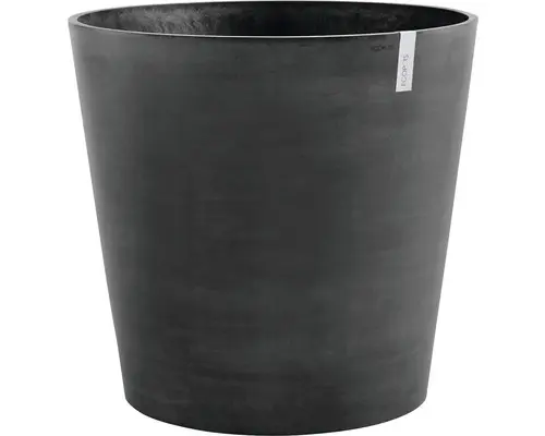 Pflanztopf Ecopots Amsterdam mit Rollen Kunststoff Ø 60 cm H 56 cm dunkelgrau