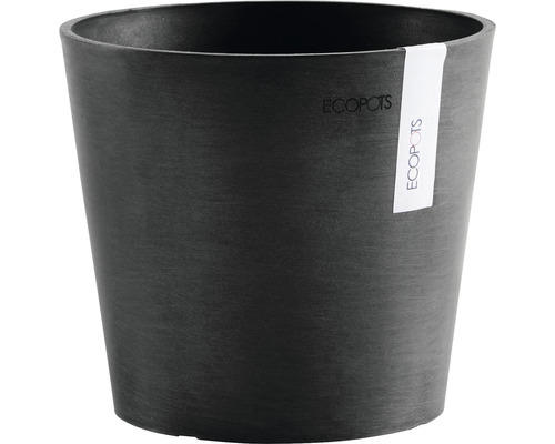 Pflanztopf Ecopots Amsterdam Mini Kunststoff Ø 17 cm H 14,9 cm dunkelgrau