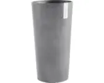 Hornbach Pflanzvase Ecopots Amsterdam Kunststoff Ø 41 cm H 76 cm grau