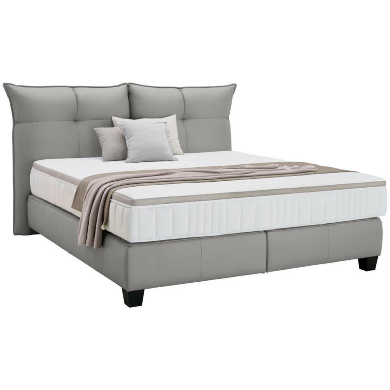 Boxspringbett 180/200 cm in Grau