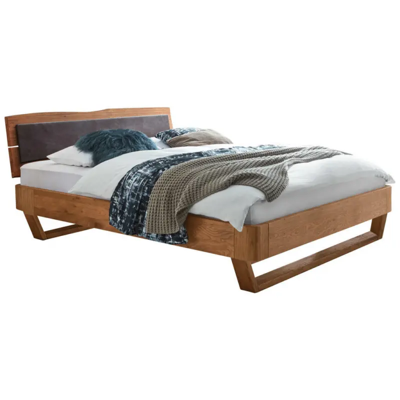 Bett 180/200 cm in Eichefarben