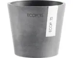 Hornbach Pflanztopf Ecopots Amsterdam Mini Kunststoff Ø 10,5 cm H 9,2 cm grau