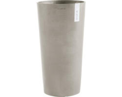 Pflanzvase Ecopots Amsterdam Kunststoff Ø 34 cm H 66 cm braungrau