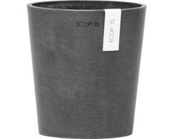 Pflanztopf Ecopots Morinda Kunststoff Ø 14,2 cm H 16 cm dunkelgrau