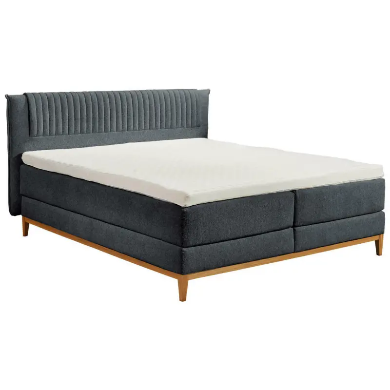 Boxspringbett 180/200 cm in Anthrazit