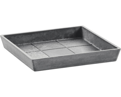 Untersetzer Ecopots Kunststoff 38,5x38,5x3,4 cm grau