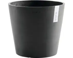 Pflanztopf Ecopots Amsterdam Kunststoff Ø 30 cm H 26 cm dunkelgrau