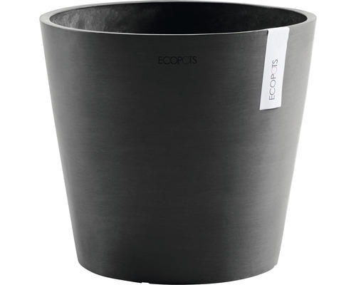 Pflanztopf Ecopots Amsterdam Kunststoff Ø 30 cm H 26 cm dunkelgrau