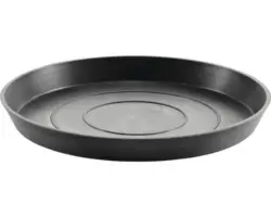 Untersetzer Ecopots Kunststoff Ø 21 cm H 2,5 cm dunkelgrau