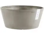 Hornbach Pflanzschale Ecopots Frankfurt Kunststoff Ø 30,5 cm H 15 cm braungrau