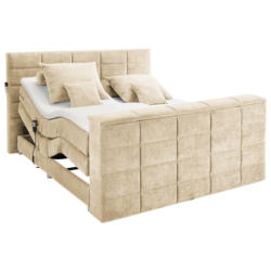 Boxspringbett 180/200 cm in Sandfarben