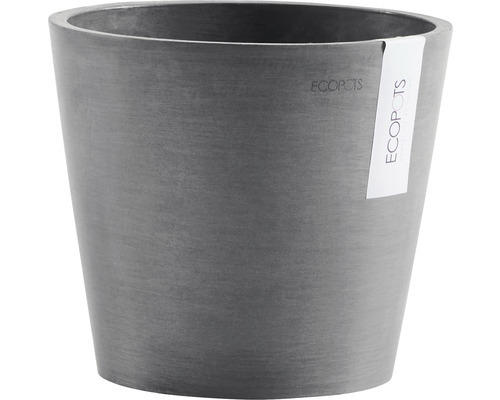 Pflanztopf Ecopots Amsterdam Kunststoff Ø 20 cm H 17,5 cm grau